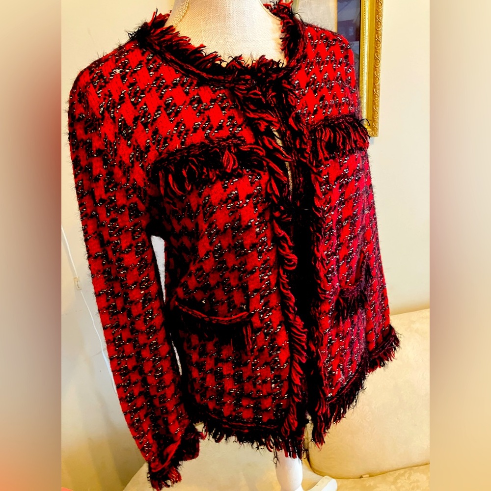 Zara Classic Christmas Holiday Suit Jacket Medium